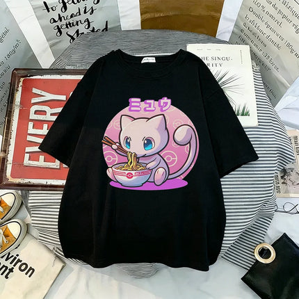 Pokemon 2026 New Hot T-shirt Men's T-shirt Casual Round Neck Women Short Sleeve Tee Summer Sports Casual Sleeve Tops Y2k Kids
