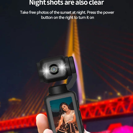 1080P handheld outdoor sports camera anti-shake waterproof vlogging camera for action sports