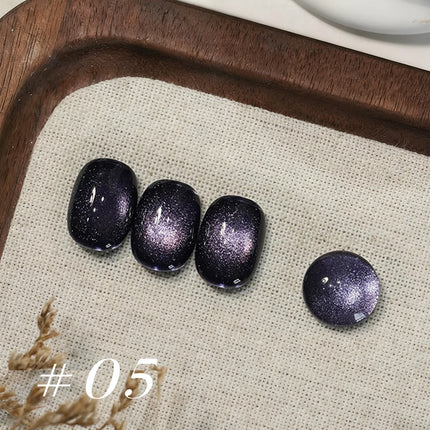 MIANEL 10ML 2026 New Black Gem Cat Eye Gel Polish Whitening Dark-Style Edgy Nail Polish with Glass Beads Nail Art