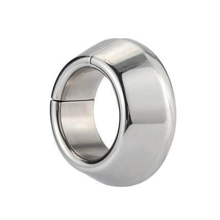 Stainless steel Magnets Cock Ring For Men Penis bondage lock Delay Ejaculation Penis Rings Weight Cockring Male Adult Sex Toys