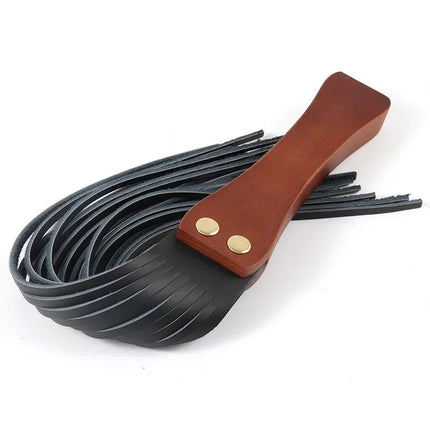BDSM Genuine Leather Fetish Whip Flirting   Spanking Slave Horse Whip Erotic Role Play  Flogger Teasing Sex Toys for Couple