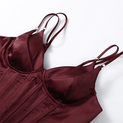 Sexy Double Layered Shoulder Straps Women Vest Elegant Backless Sleeveless Lace Up Female Top 2026 Spring Summer Lady Crop Tops