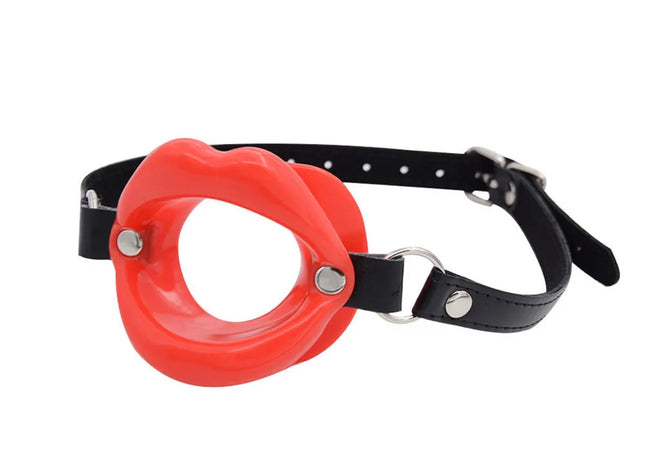 Silicone Oral Fixation Lips Ring Silicone O-Ring Open Mouth Gag BDSM Bondage Restraint Lips Shape Sex Toys for Couples Sexshop