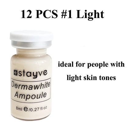 8ml Stayve BB Cream Glow Facial Serum Ampoule Essence Foundation Beginner Starter Kit Niacinamide/Peptide Face Skin Care
