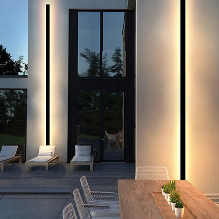 Outdoor waterproof wall lamp LED  strip background wall lamp stair garden lamp living room bedroom bedside ip65 wall lights
