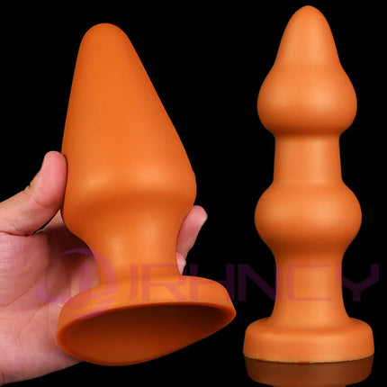 Huge Anal Dildos 18+ Sex Toys For Women Men Masturbation Soft Silicone Big Anal Plug Cone Butt Plug Anal Beads Prostate Massage