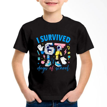 New Funny Six Seven Italian Brainrot 67 Number Graphic Print T-Shirt Boy/Girl Summer Short Sleeved Kids Comfortable T-shirt Top