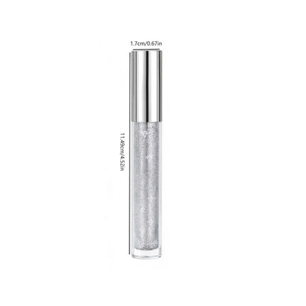 Gold Silver Glitter Mascara 3D Volume Eyelashes Curling Shimmer Mascara Diamond Shine Waterproof Volume Curl Mascara Eye Makeup