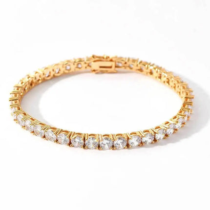 D VVS1 Moissanite Tennis Bracelet Original s925 Sterling Silver Plated 18k White Gold with GRA Bracelets for Women Man