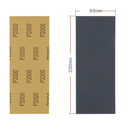 5Pcs Sandpaper 2000 2500 3000 5000 7000 Mixed Grits Sand Paper Water/Dry Sanding Paper Abrasive Tool