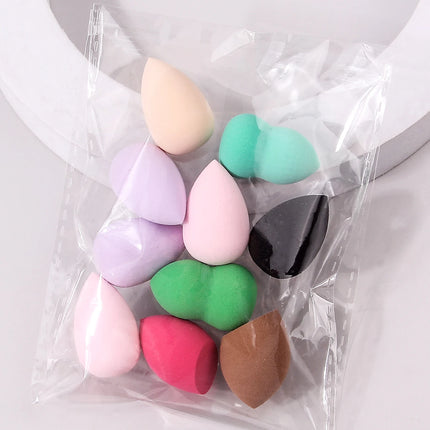 10/25/50/100-Pack Random Color & Shape Makeup Sponges, Latex-Free Blending Tools for Liquid/Cream/Powder