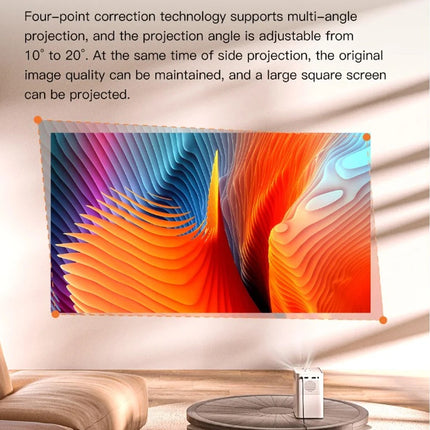 S30MAX Android 10.0 Smart Projector Allwinner H700 2GB+8GB 180Lumen 1280*720P 4K Supported 2.4G WiFi BT Home Theater Projector