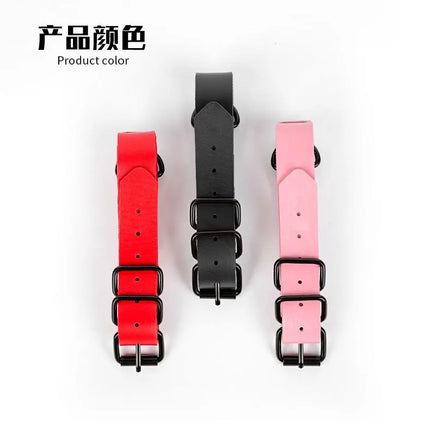 Faux Leather Choker Collar Sex Tools For Couples Adult Games Sex Products Chain Couple BDSM  Sex Toys For Woman
