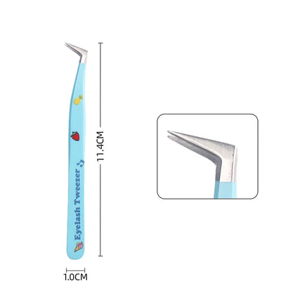 Eyelashes Tweezers Stainless Steel For Lashes Extension Supplies Makeup Tools Nail Art Accessories Rhinestone Picker Tools