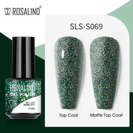 ROSALIND Gel Nail Polish UV Base Top Coat Soff Off Stamping Polish All For Art Manicure Semi Permanant Gel Nail Fast Shipping