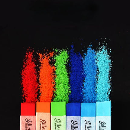 MUNGYO 6pcs/set Soft Pastels / Chalk Sticks /Crayons Non Toxic Smearing/Overlapping Colors Drawing Sketch Graffiti Art Supplies