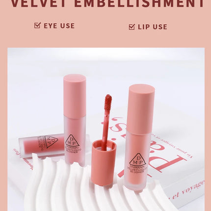 Pink Liquid Powder Blusher Creates Healthy Ruddy Complexion  Waterproof Moisturizing  Hard To Take Off Makeup Facial Cosmetics