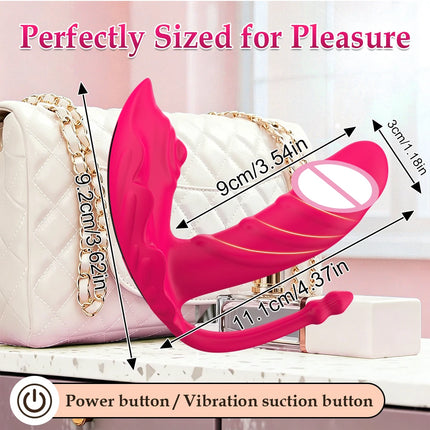 Wearable G Spot Dildo Vibrator Long Distance App Remote Control Panty Butterfly 9 Vibrating Mode Female Adult Sex Toys for Women