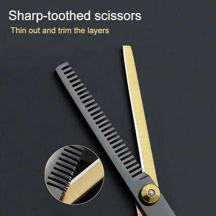 New Professional Scissors for Hairdresser Hair Cut Scissors Professional Scissors Tell Hairdresser Chisel MFJD01