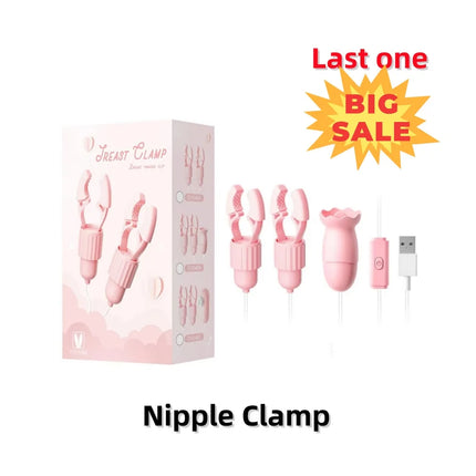 10 Mode Clitoral Nipple Vibrator G-Spot 3 Heads Clitoral Stimulator Anal Vibe Masturbator Adult Toy for Women Man Couple