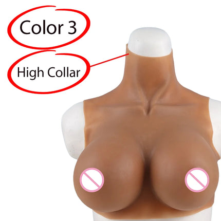 KnowU-Lifelike Ultra-thin Fake Breast A/B/C/D/E/G/H Cup Huge Breast Shake Suitable For Role Playing Cross Dressing Dance