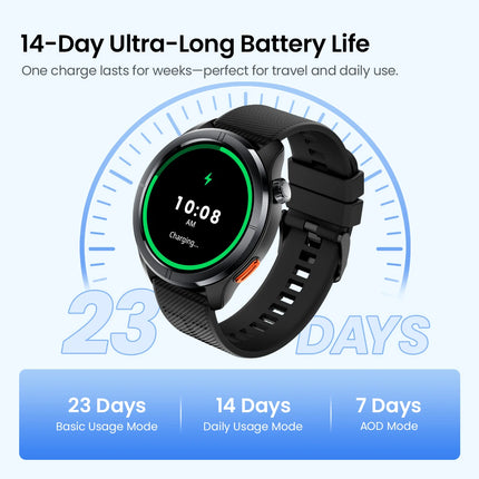 HAYLOU Solar Neo 2 Voice Calling Smartwatch 1.43'' HD AMOLED Display 24h Health Monitoring 150+ Sports Modes 1ATM Smart Watch