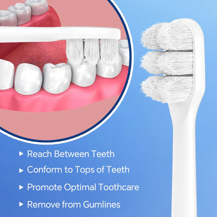 Ultra Soft Replacement Toothbrush Brush Heads Compatible with Philips Sonicare Electric Toothbrush for Sensitive Teeth Gums Care