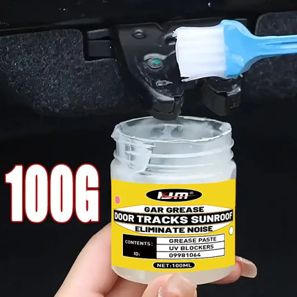 LJM 100G Car Noise Reduction Lubricant, Multipurpose Synthetic Grease For Door Hinges, Sunroof, Bicycle Chains, Locks