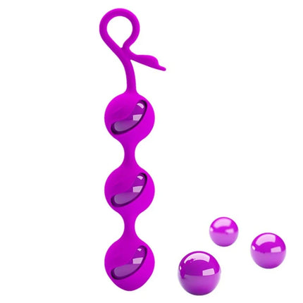 Detachable Kegel Ball Vaginal Tighten Silicone Ben Wa Balls Jiggle Ball Shrinking Ball G-spot Anal Stimulation Anal Bead Sex Toy