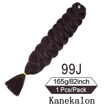 Xpression 82 Inch Synthetic Braiding Hair 165g Jumbo Braids Crochet Braid Kanekalon Hairstyle for Twist Hair Extension For Women