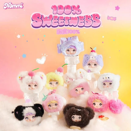 New Nommi Baby Sweetheart Bunny Series 100% Sweetness V8 Vinyl Doll Trendy Blind Box Trend Pendant Collection Surprise Gifts