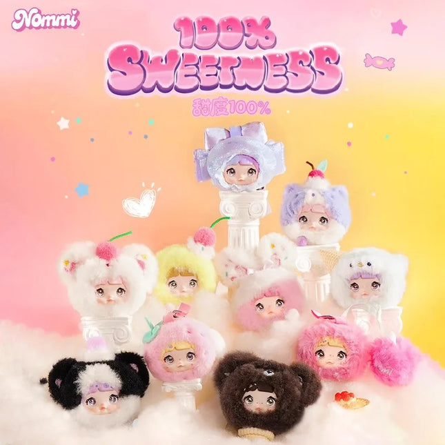 New Nommi Baby Sweetheart Bunny Series 100% Sweetness V8 Vinyl Doll Trendy Blind Box Trend Pendant Collection Surprise Gifts