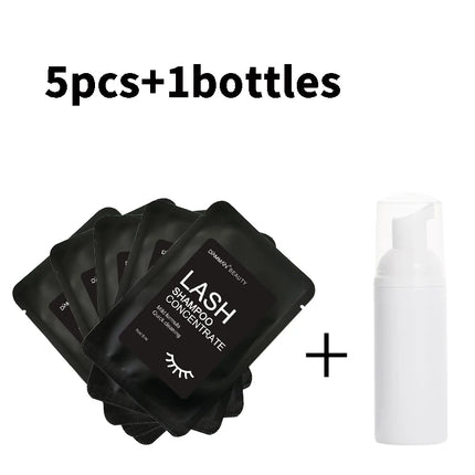 Eyelash Cleansing Mousse Eyelash Shampoo Concentrate Mousse Gentle No Stimulation Eyelash Extension Remover 60ml Makeup Tools
