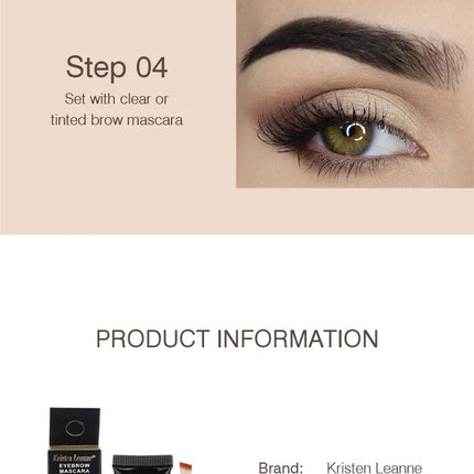 4 Colors Natural Liquid Dyeing Eyebrow Cream Set Waterproof Long Lasting Black Brown Tint Eyebrow Mascara Eyebrows Paint Makeup