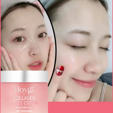 100g Jelly Face Cream Collagen Soft SPA Nourishing Moisturize Face Shrinks Pores Remove Comedones Jelly Essence Korean Skin Care