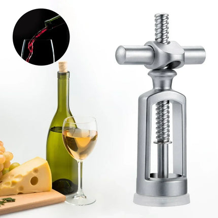 Multi Functional Red Wine Bottle Opener Manual Creative Tool Zinc Alloy Bottle Opener Household Simple Wine Stopper