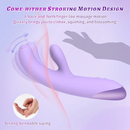 G-Spot Vibrator Adult Sex Toy for Women with 7 Wiggle Vibrating Modes Nipple Vagina Clitoris Stimulator App Control Masturbator