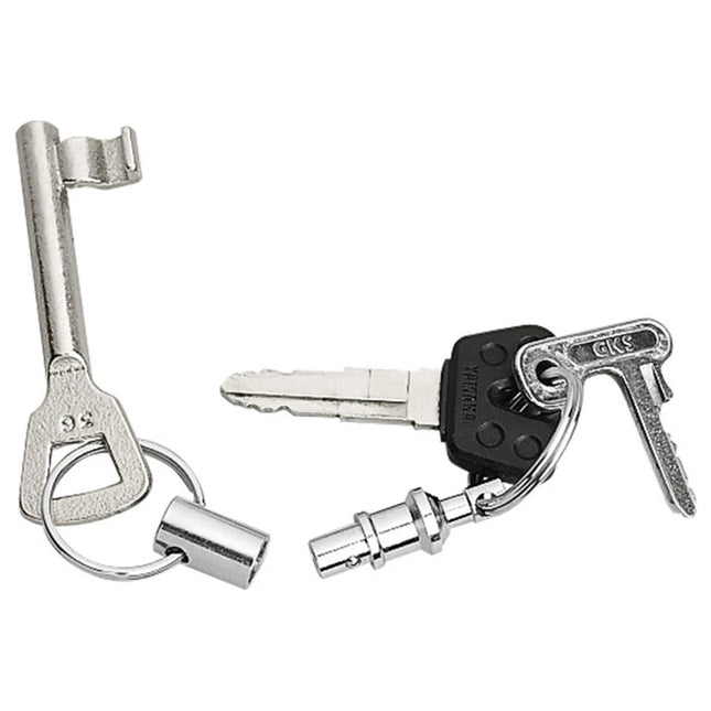 Detachable Pull Apart Metal Keychain for Women Men Silver Color Double End Key Chains Quick Release Keyring