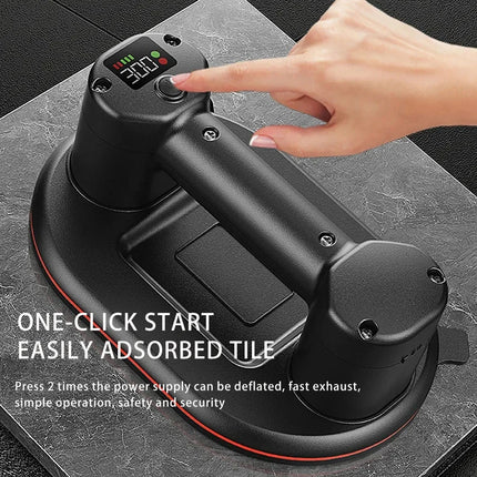 Intelligent Display Industrial Grade Electric Vacuum Suction Cup 300KG Load Heavy Duty Granite Tile Glass Lifter