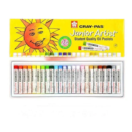 SAKURA Cray-Pas Artist Soft Oil Pastels for Kids Artists Oil Pastel Stick Painting Junior Children's Washable Drawing Crayons