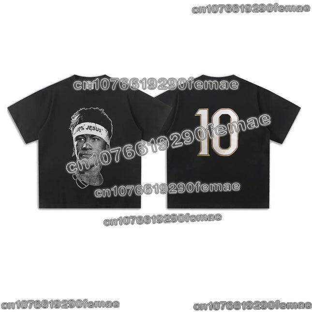 Neymar Fashion Soccer Superstar Print Unisex Fan Cotton T Shirt Comfortable Casual Wear for Football Fans and Everyday Sports