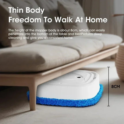 Intelligent Robot Vacuum Cleaner 2000Pa Strong Suction Sweep Mop Smart Mapping Anti Hair Tangle for Hard Floor Carpet Pet Hair