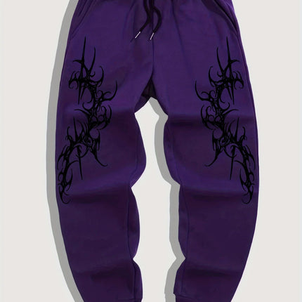 2026 Men's Gothic Print Casual Jogging Sport Pants Multifunctional Couple Pants Fashion Hip Hop Pants Comfortable Sport Pants