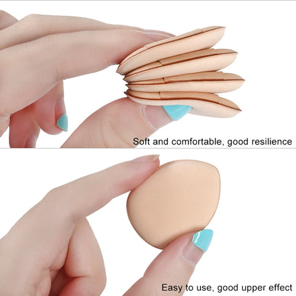 50/100PCS Mini Finger Puff Makeup Sponge Puffs Concealer Foundation Air Cushion Cosmetic Tool Dry Wet For Women Beauty Wholesale
