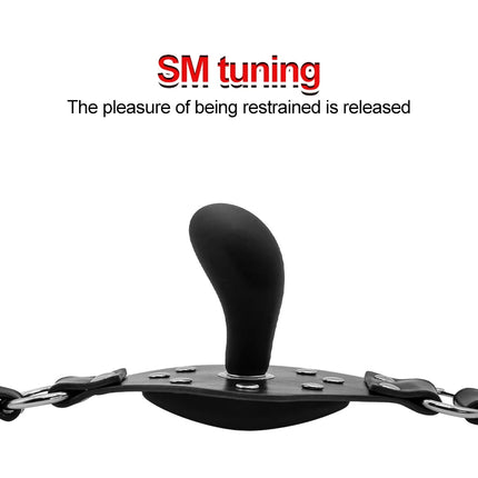 Inflatable Gag Open Mouth Gag Oral Dildo Plug Pump Restraint Slave Bondage Open Mouth Balls BDSM Sex Toys For Couples Adult Game
