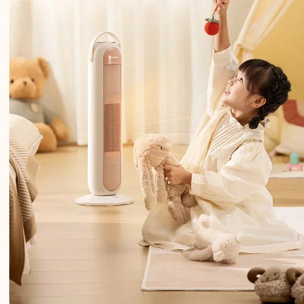 Heater 220V Fan Heater Household Living Room Vertical Bathroom Energy Saving Electric Heater Bedroom Speed Hot Air Power Saving