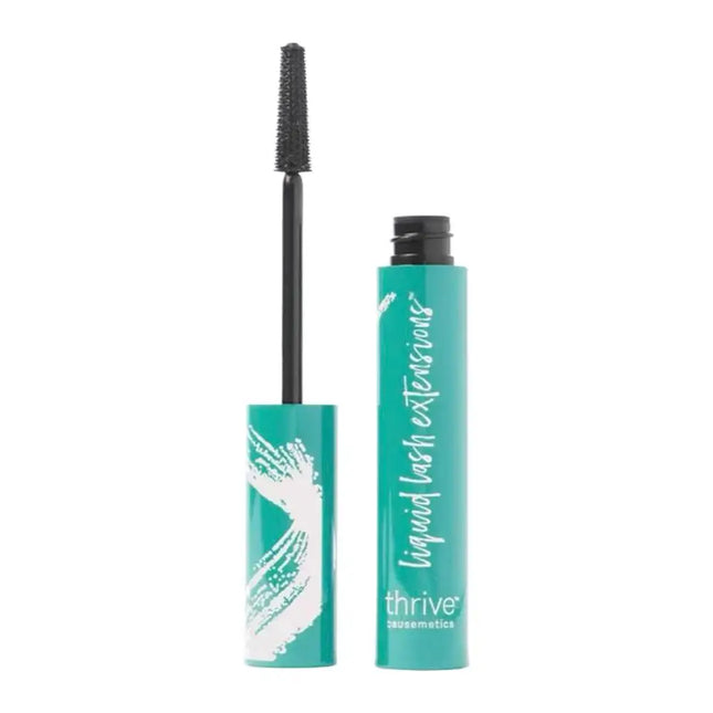 Thrive Causemetics Liquid Lash Extensions Mascara Thickening Lengthening Waterproof Smudge-Proof Nourishing Fiber Eyelash Makeup