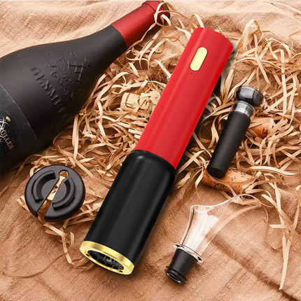 Reusable Electric Bottle Opener Cordless Wine Opener with Foil Cutter Battery Powered Bottle Opener for Kitchen Home Use