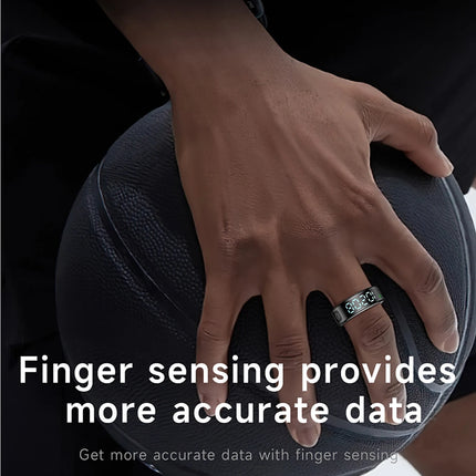 New Smart Ring SR08 LED Display Sleep Health Monitoring 5ATM Waterproof Charging Case Multi Sports Modes Ring For Men Women Gift
