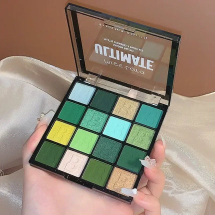 Miss Lara Eyeshadow Palette Matte Glitter Pearlescent Powder Delicate Longlasting Shimmer Waterproof Sweatproof For Eyes Makeup